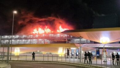 Luton Airport Fire