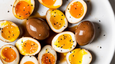 Soy sauce eggs