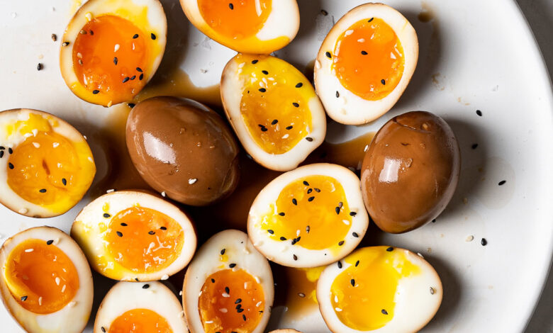 Soy sauce eggs