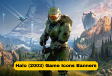 halo (2003) game icons banners